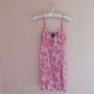 Wild Fable pink floral mini dress